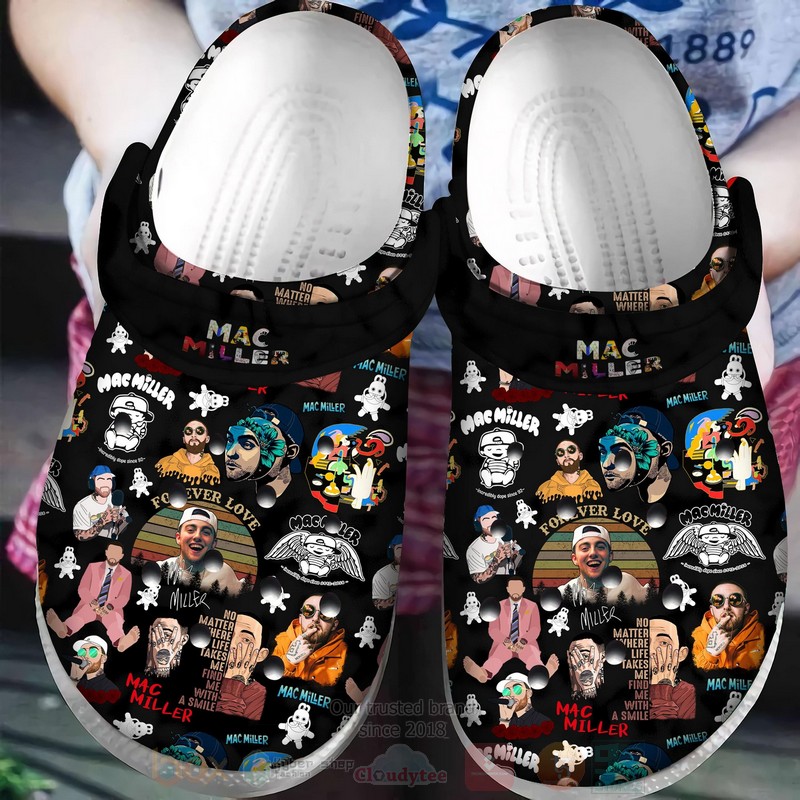 Footwearmerch Mac Miller Music Crocs Crocband Clogs Shoes Comfortable For Men Women and Kids