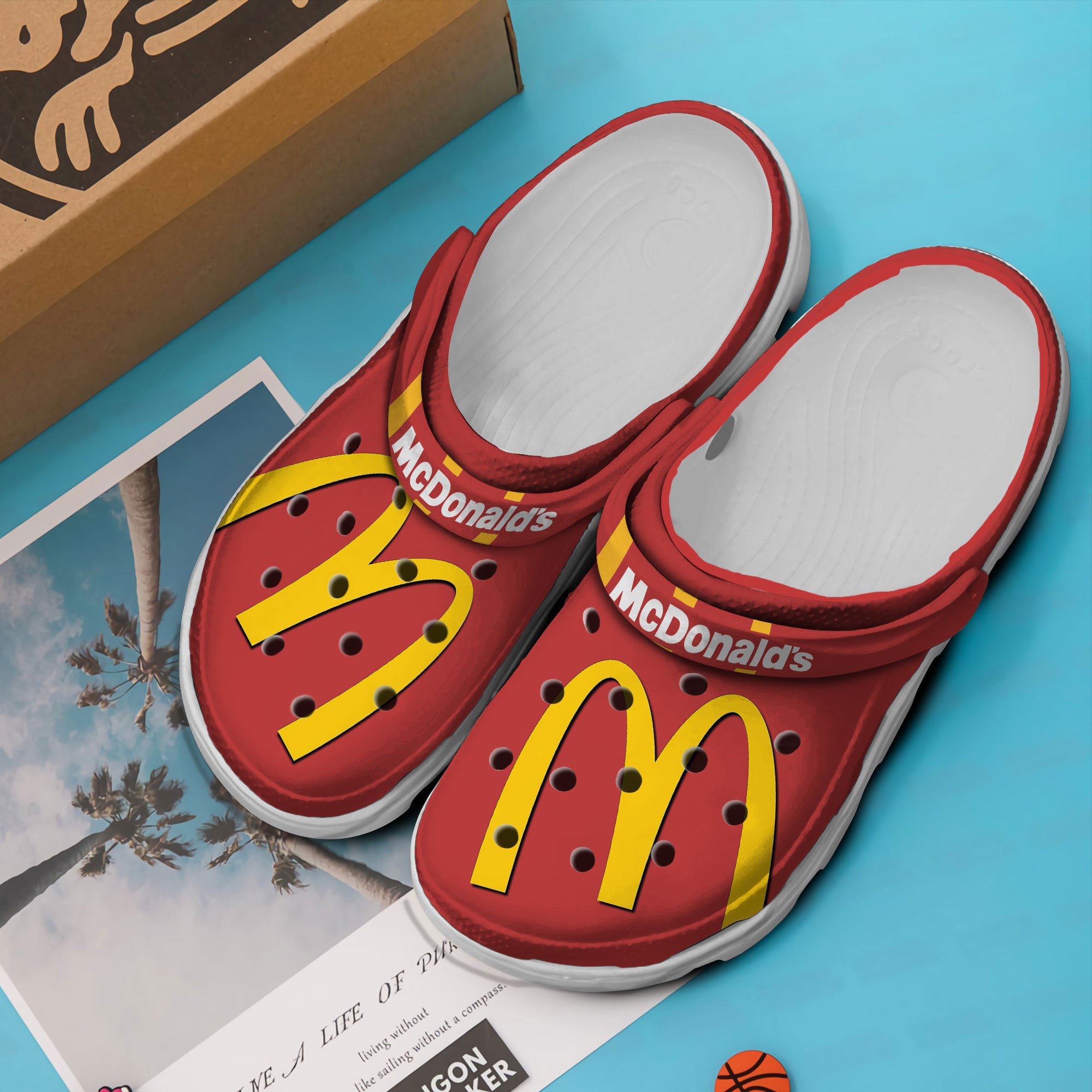 Footwearmerch McDonaldâ€™s Food Drink Crocs Crocband Clogs Shoes Comfortable For Men Women and Kids
