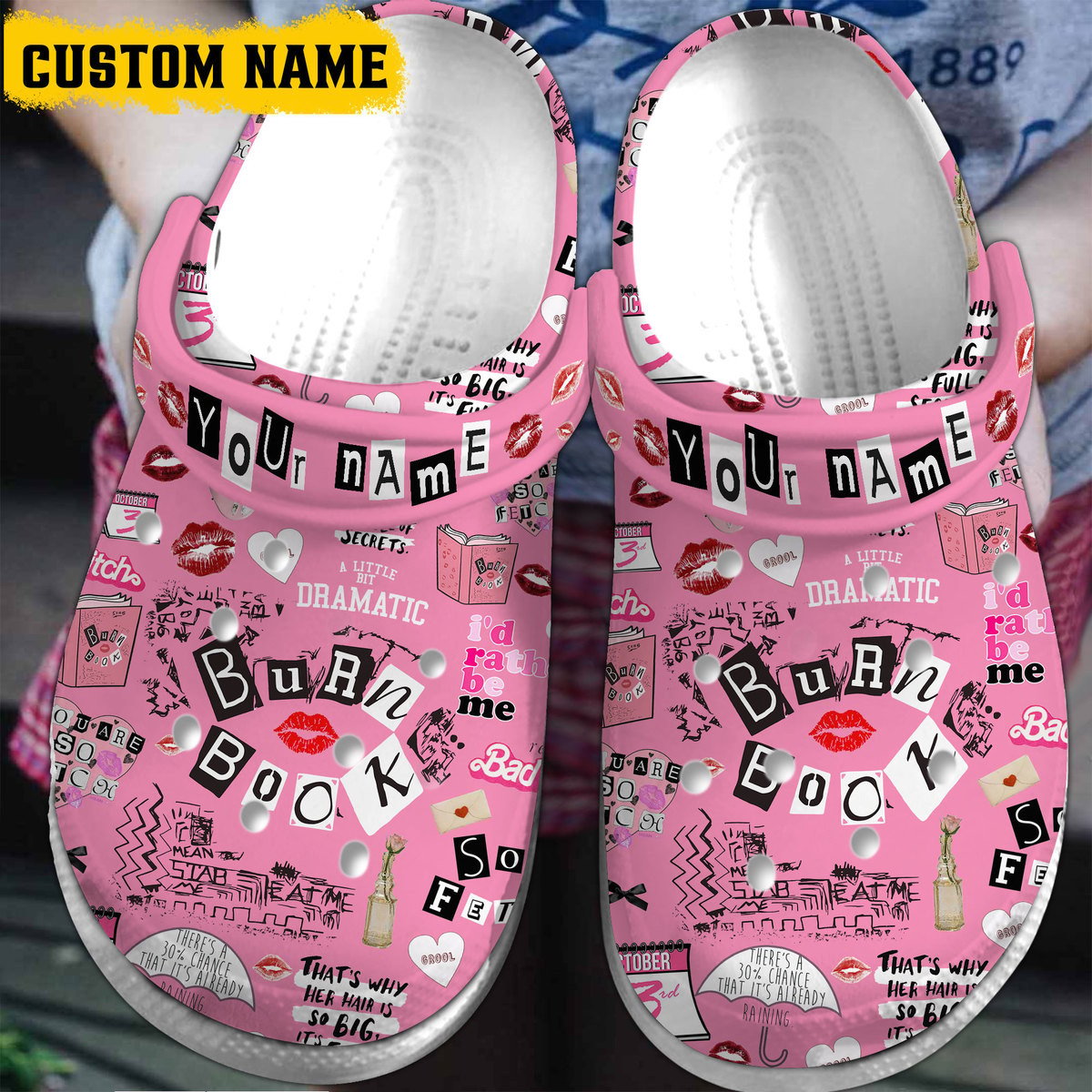 Footwearmerch Mean Girls MovieCrocs Crocband Clogs Shoes Comfortable For Men Women and Kids