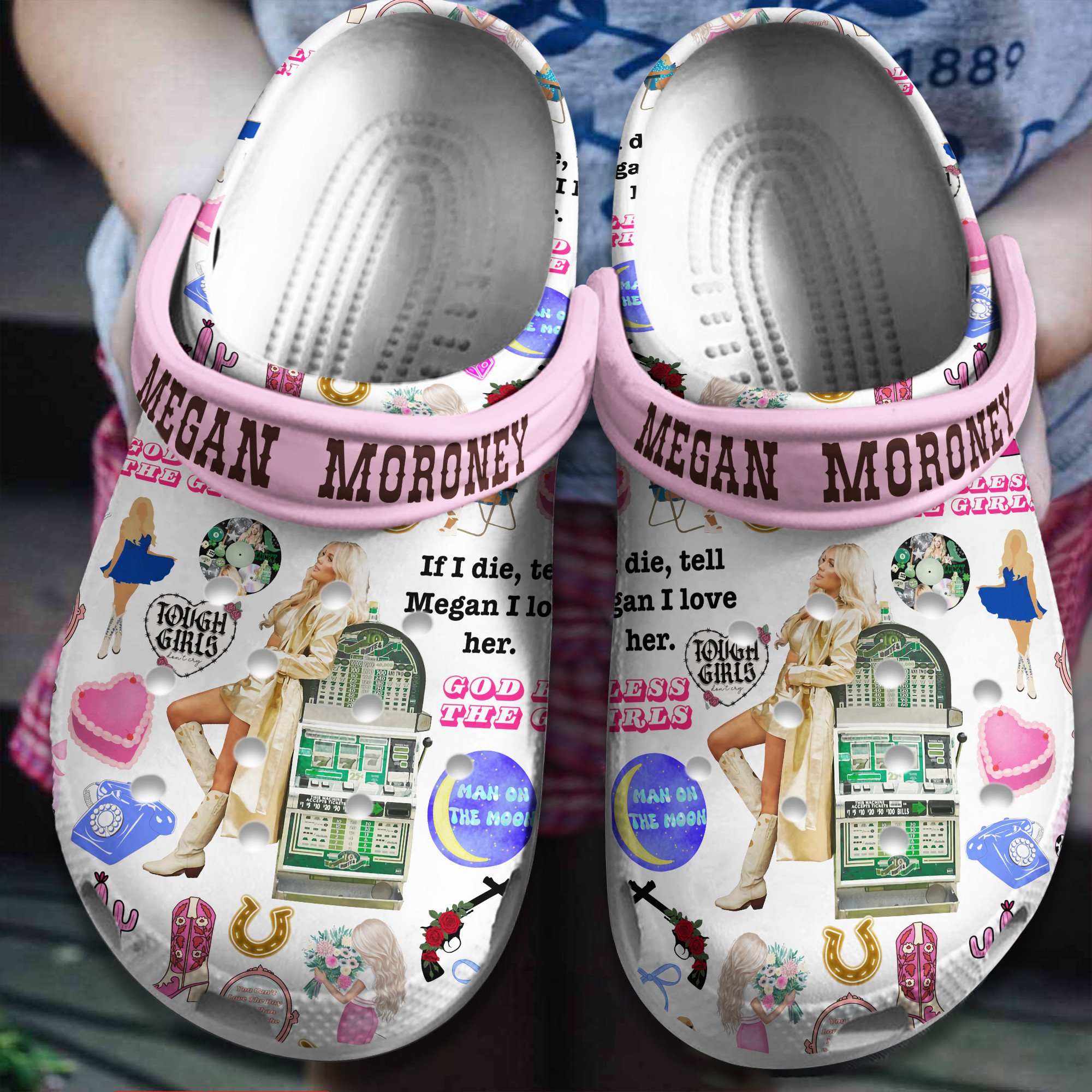 Footwearmerch Megan Moroney Music Crocs Crocband Clogs Shoes Comfortable For Men Women and Kids