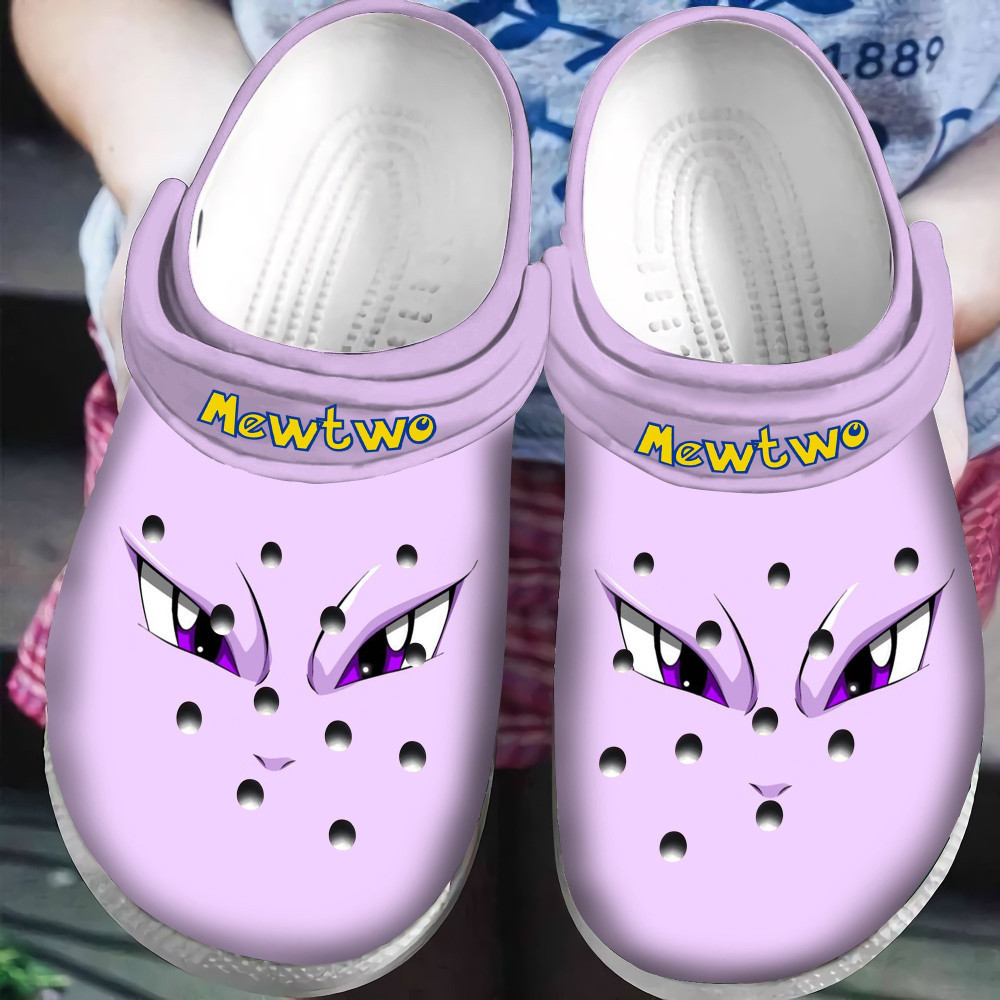Footwearmerch Mewtwo Pokemon So Cute Pink Clogs Shoes