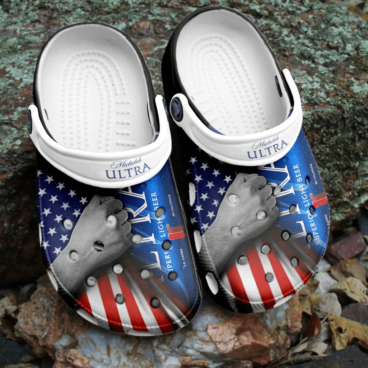 Footwearmerch Michelob Ultra Beer Clogs Crocs Shoes Crocband Comfortable For Men Women