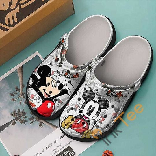 Footwearmerch Mickey Mouse Cartoon Crocs Crocband Shoes Clogs Custom Name For Men Women And Kids