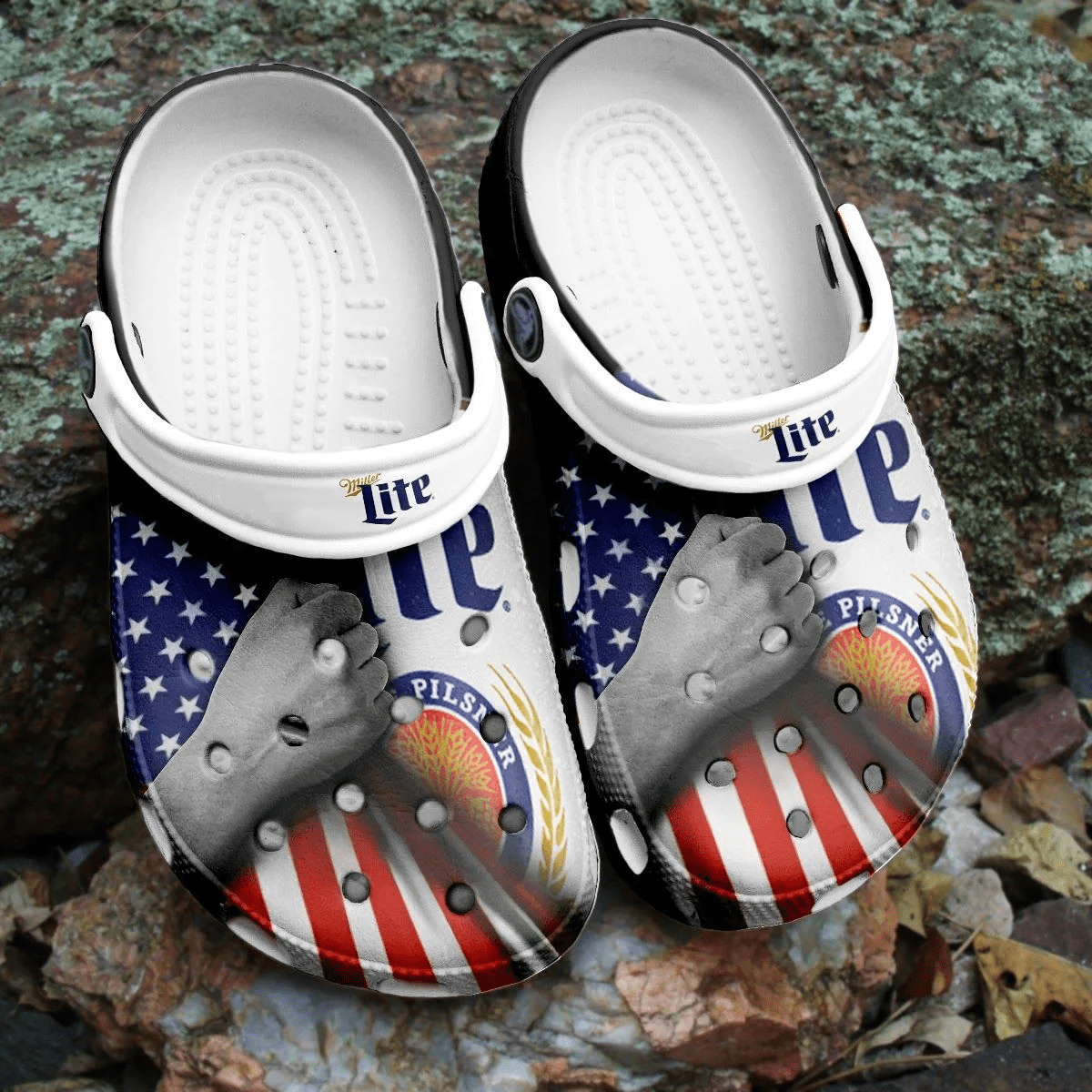 Footwearmerch Miller Lite Beer Clogs Crocband Crocs Comfortable Shoes For Men Women