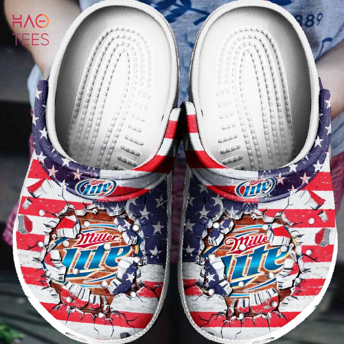 Footwearmerch Miller Lite Crocs Crocband Clogs Shoes Comfortable For Men Women and Kids