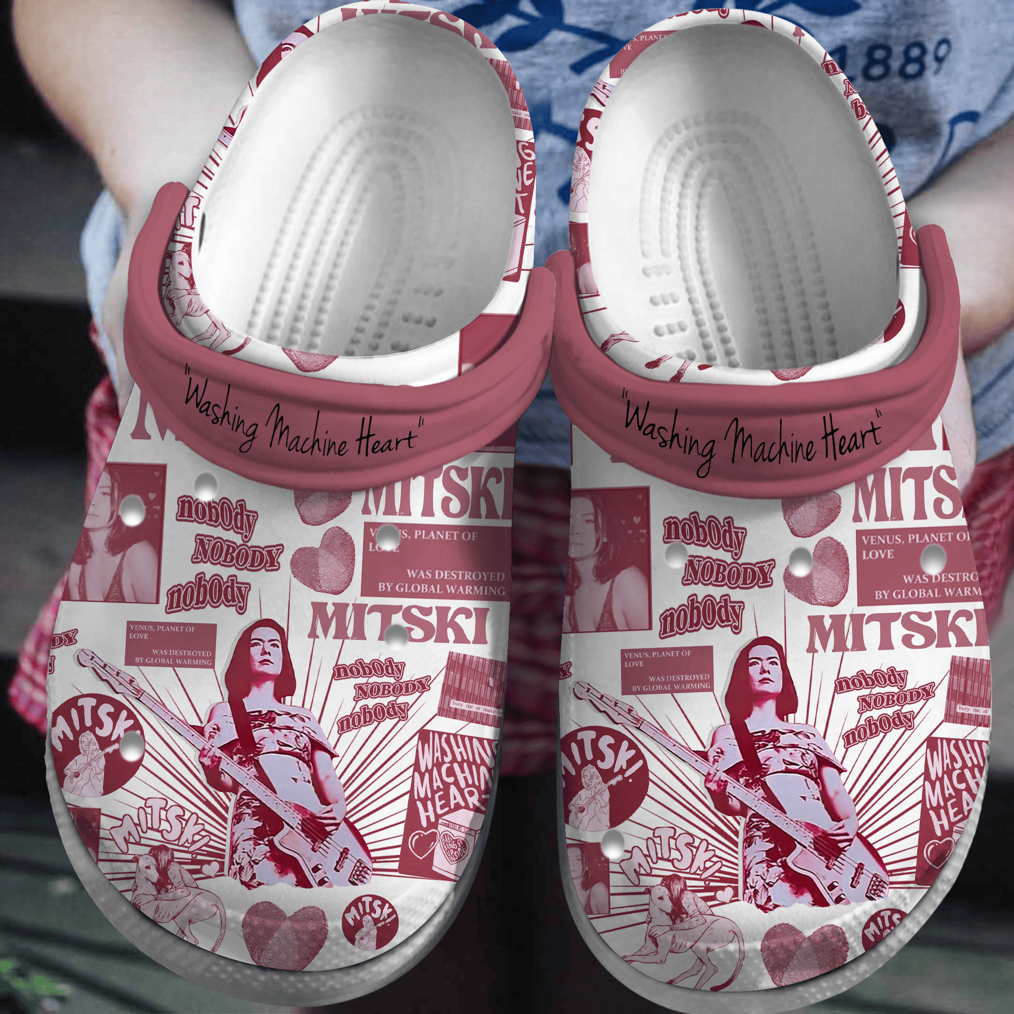 Footwearmerch Mitski Music Crocs Crocband Clogs Shoes Comfortable For Men Women and Kids