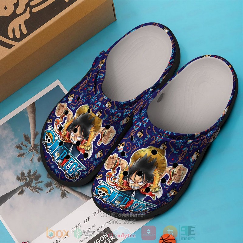 Footwearmerch Monkey D. Luffy One Piece Anime Crocs Crocband Clogs Shoes Comfortable For Men Women and Kids