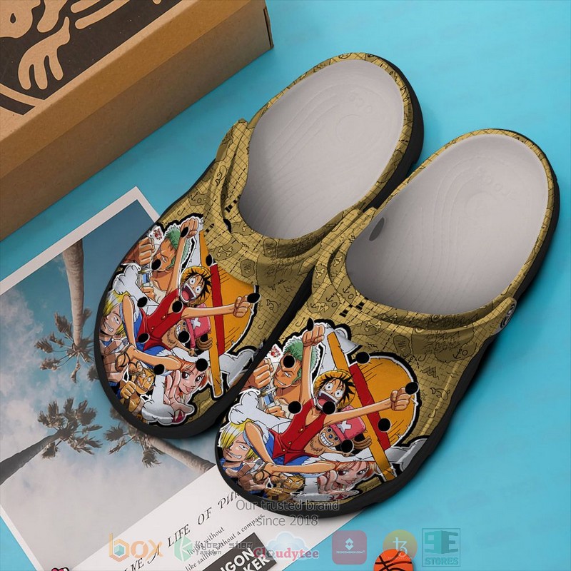 Footwearmerch Monkey D. Luffy One Piece Anime Crocs Crocband Clogs Shoes Comfortable For Men Women and Kids