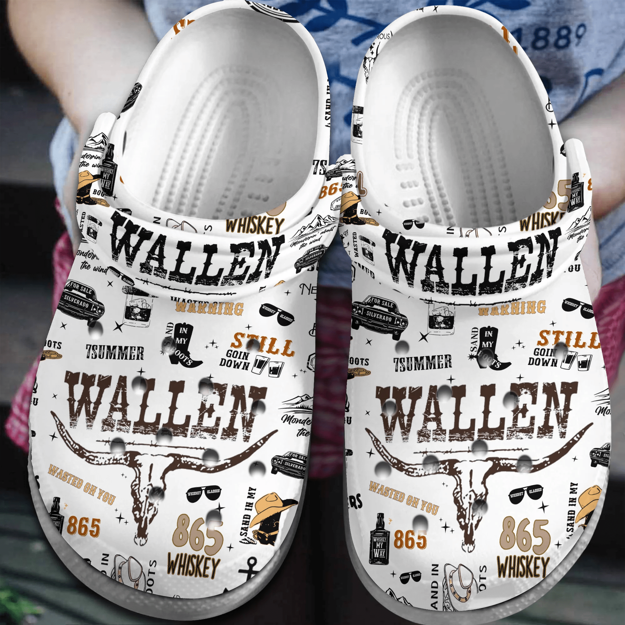 Footwearmerch Morgan Wallen Music Crocs Crocband Clogs Shoes Comfortable For Men Women and Kids