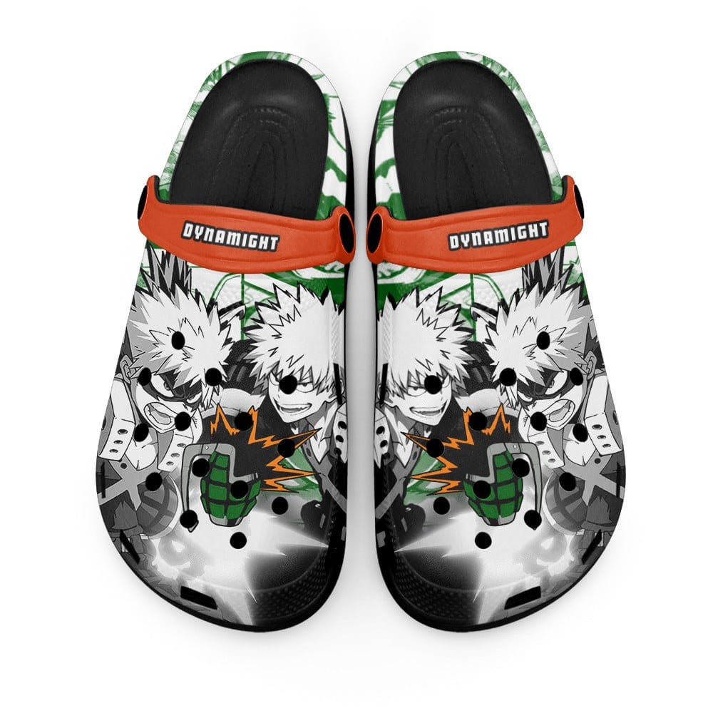 Footwearmerch My Hero Academia Anime Crocs Crocband Clogs Shoes Comfortable For Men Women and Kids