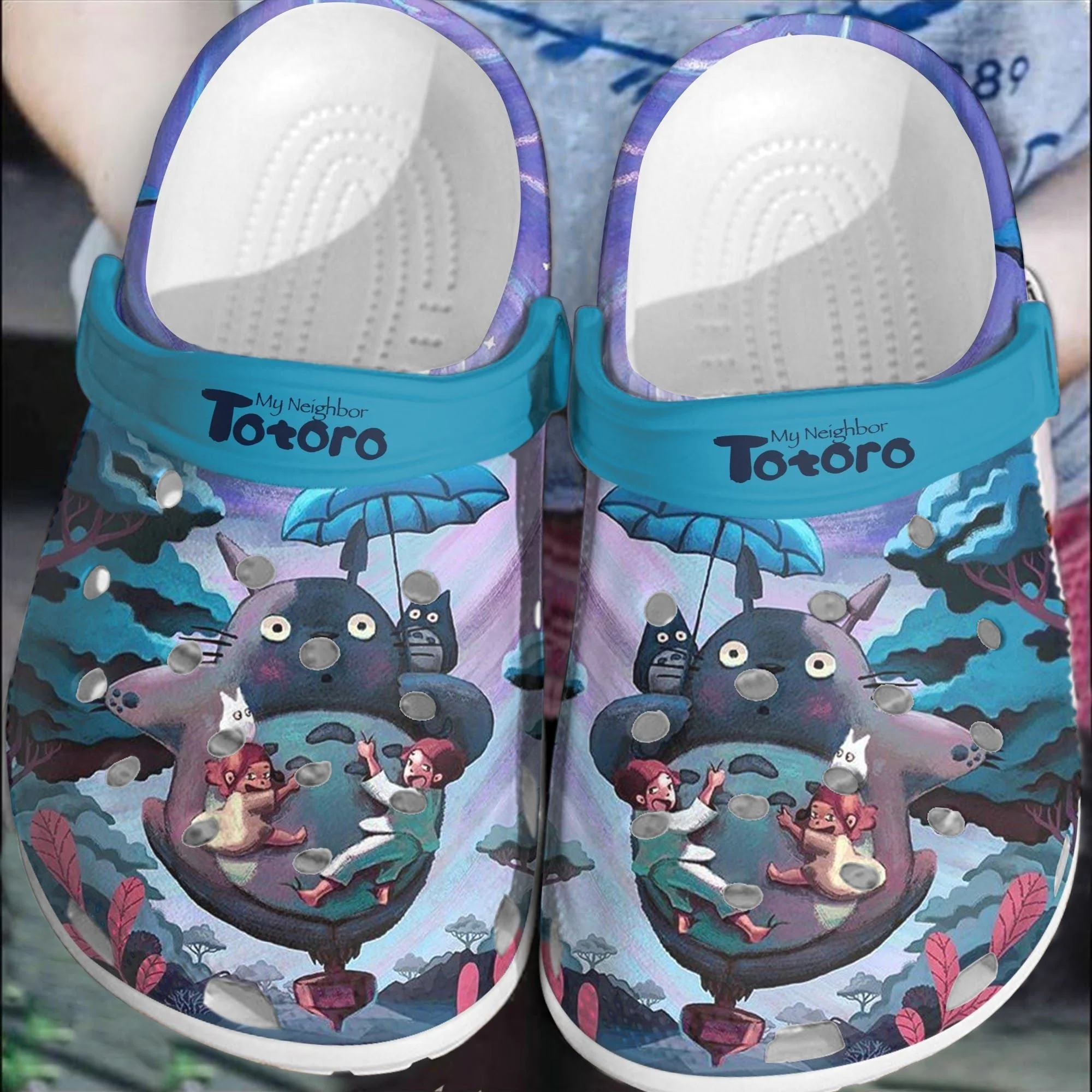 Footwearmerch My Neighbor Totoro Crocs Crocband Clogs Comfortable Shoes For Men Women