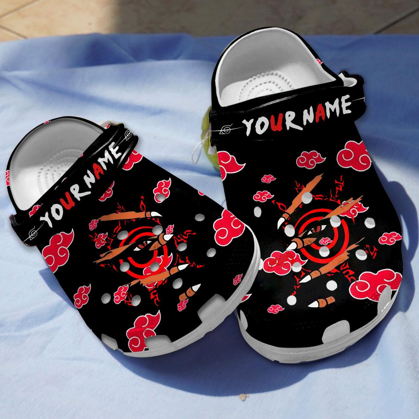Footwearmerch Naruto Anime Crocs Crocband Clogs Shoes Comfortable For Men Women and Kids