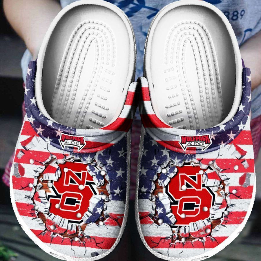 Footwearmerch Nc State Wolfpack Clog Shoes