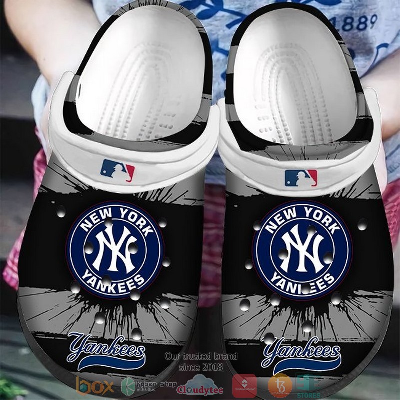 Footwearmerch New York Yankees MLB Sport Crocs Crocband Clogs Shoes Comfortable For Men Women and Kids