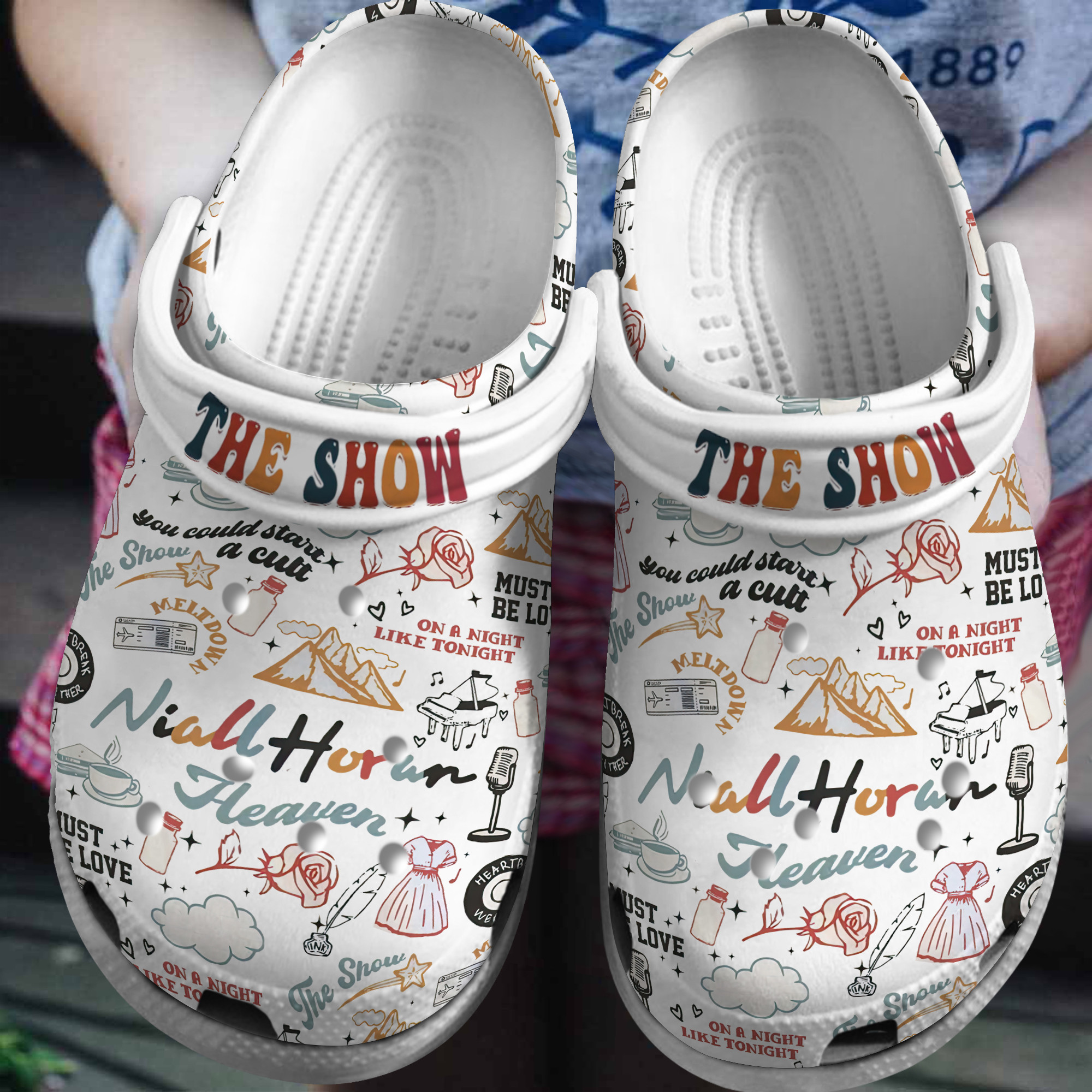 Footwearmerch Niall Horan Music Crocs Crocband Clogs Shoes Comfortable For Men Women and Kids