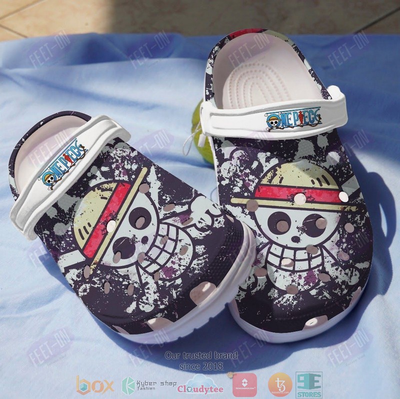 Footwearmerch One Piece Anime Crocs Crocband Clogs Shoes Comfortable For Men Women and Kids