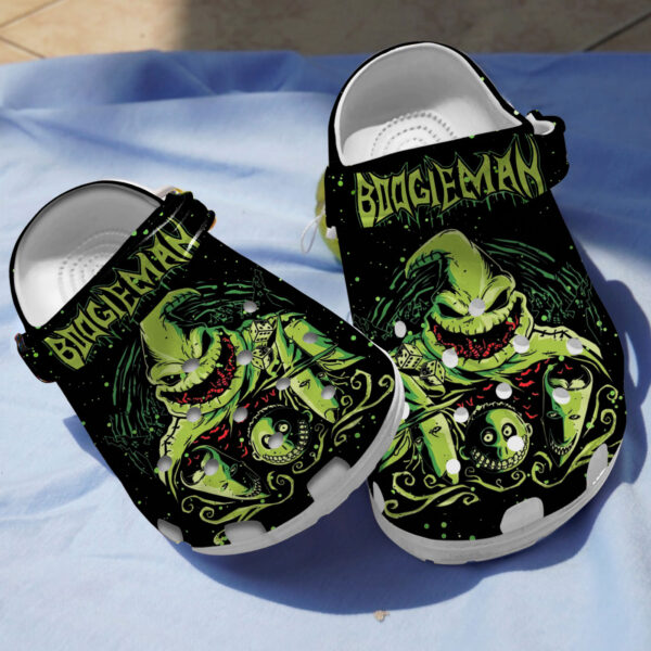 Footwearmerch Oogie Boogie The Nightmare Before Christmas Movie Crocs Crocband Clogs Shoes Comfortable For Men Women and Kids