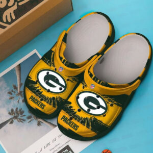 Footwearmerch Packers Crocband Clog Shoes Custom Name