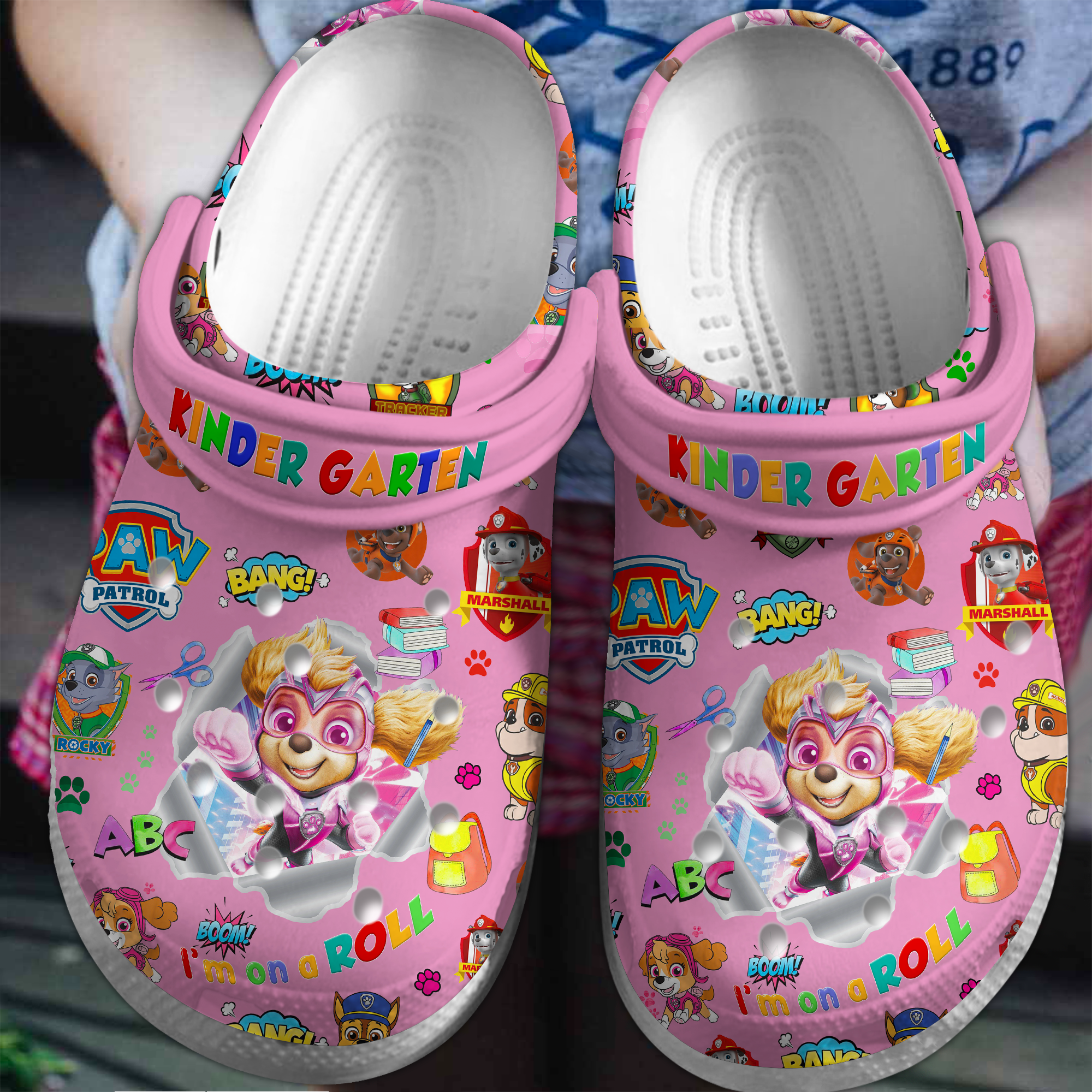 Footwearmerch PAW Patrol Movie Crocs Crocband Clogs Shoes Comfortable For Men Women and Kids