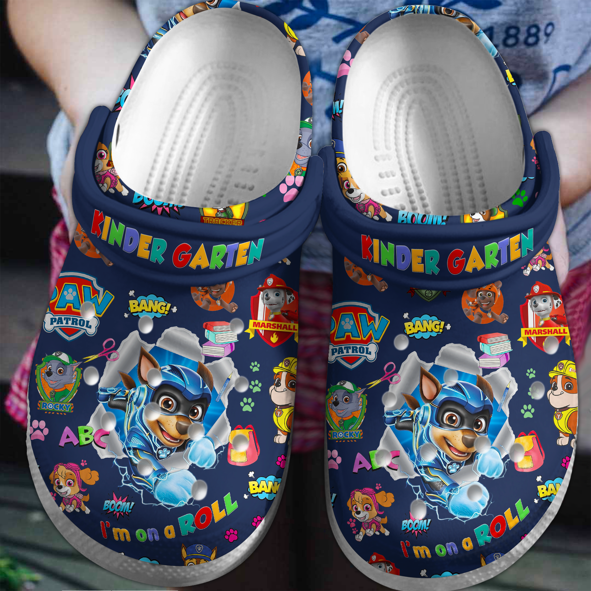 Footwearmerch PAW Patrol Movie Crocs Crocband Clogs Shoes Comfortable For Men Women and Kids