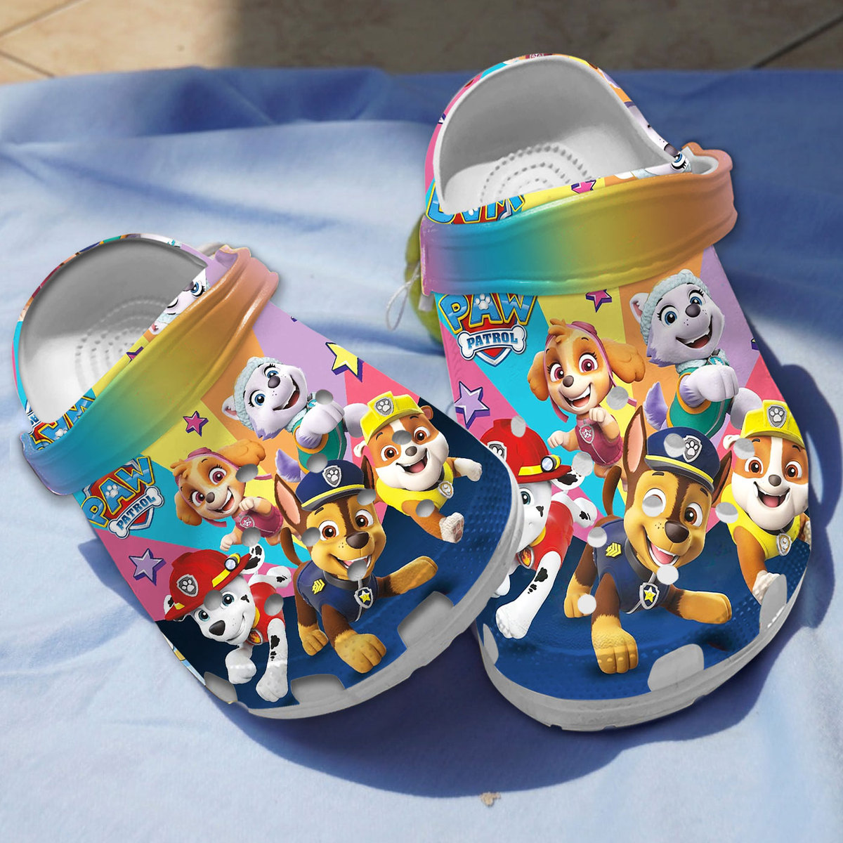Footwearmerch Paw Patrol Movie Crocs Crocband Clogs Shoes Comfortable For Men Women and Kids