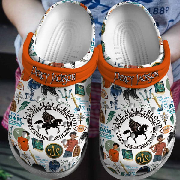 Footwearmerch Percy Jackson And The Olympians TV Series Crocs Crocband Clogs Shoes Comfortable For Men Women and Kids