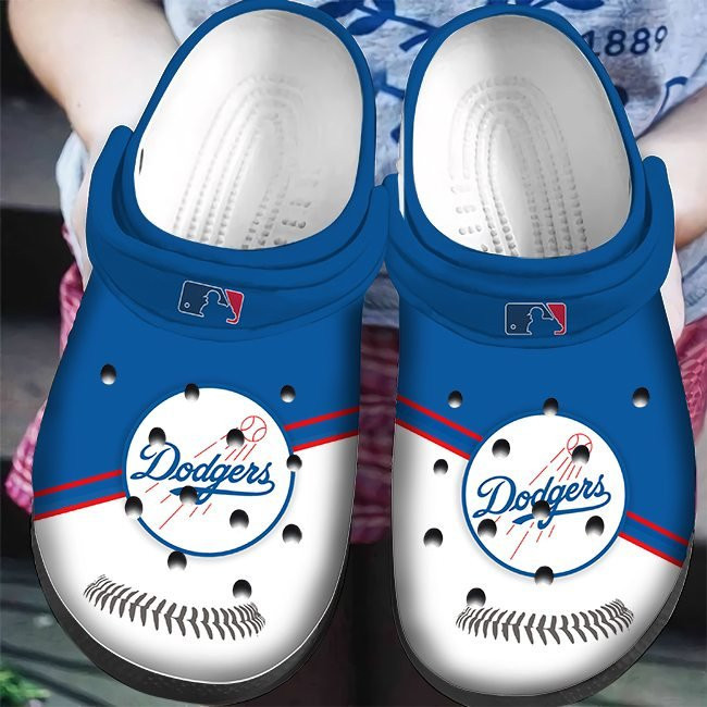 Footwearmerch Personalized Dodgers Baseball Team Crocs Clog Custom Name Shoes 4