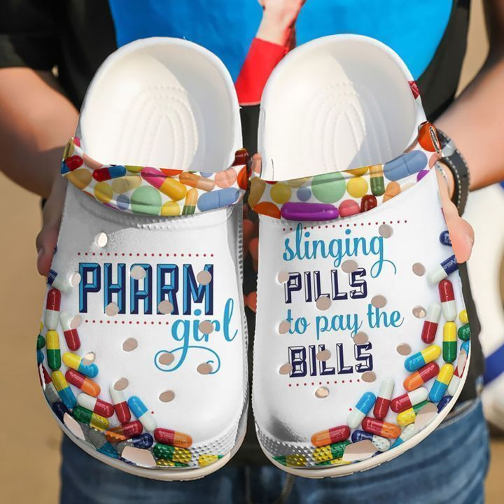 Footwearmerch Pharmacy Pharm Girls Classic Clogs Shoes