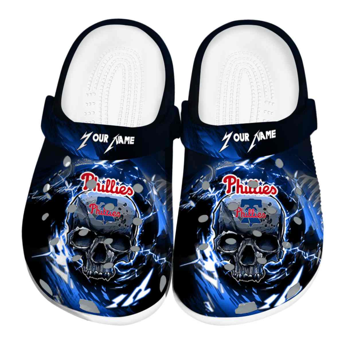 Footwearmerch Philadelphia Phillies MLB Sport Crocs Crocband Clogs Shoes Comfortable For Men Women and Kids