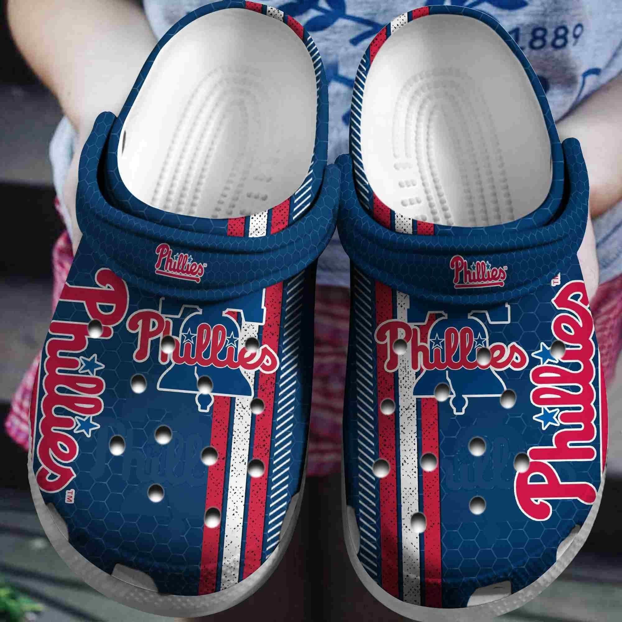 Footwearmerch Phillies Crocs Shoes Clogs Crocband Comfortable For Men Women