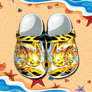 Footwearmerch Pikachu Crocs Clog Shoes
