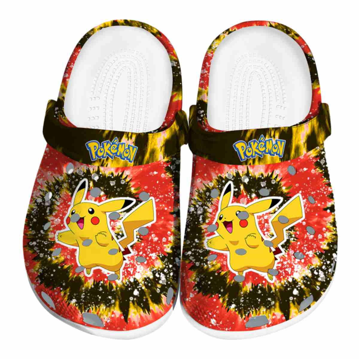 Footwearmerch Pikachu Pokemon Anime Crocs Crocband Clogs Shoes Comfortable For Men Women and Kids