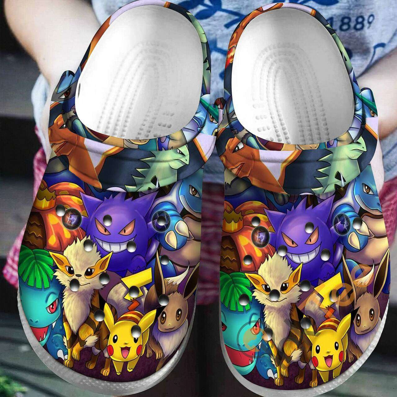 Footwearmerch Pokemon Pikachu Crocband Clogs