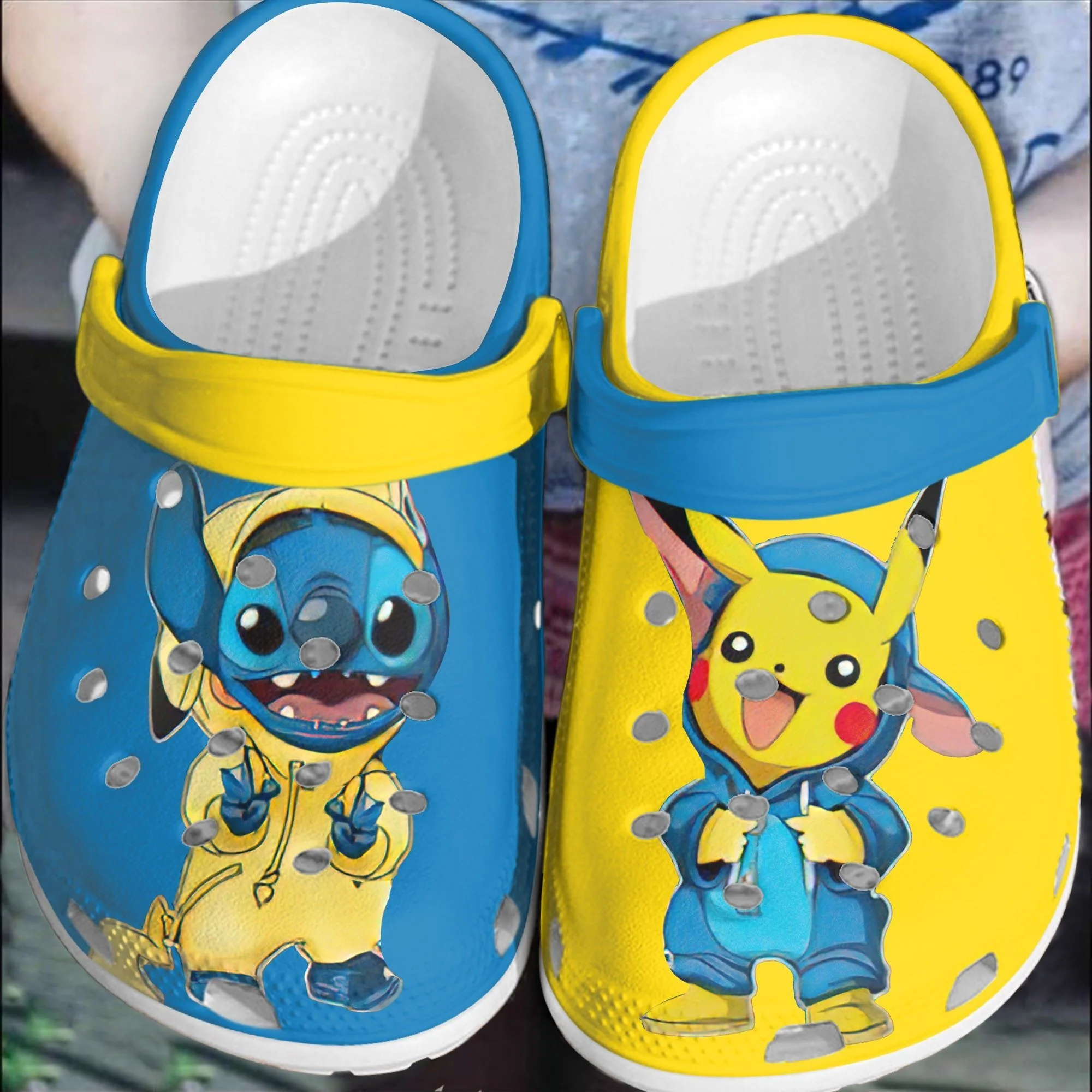 Footwearmerch Pokémon Unisex Shoes Clogs Crocband Comfortable For Men Women