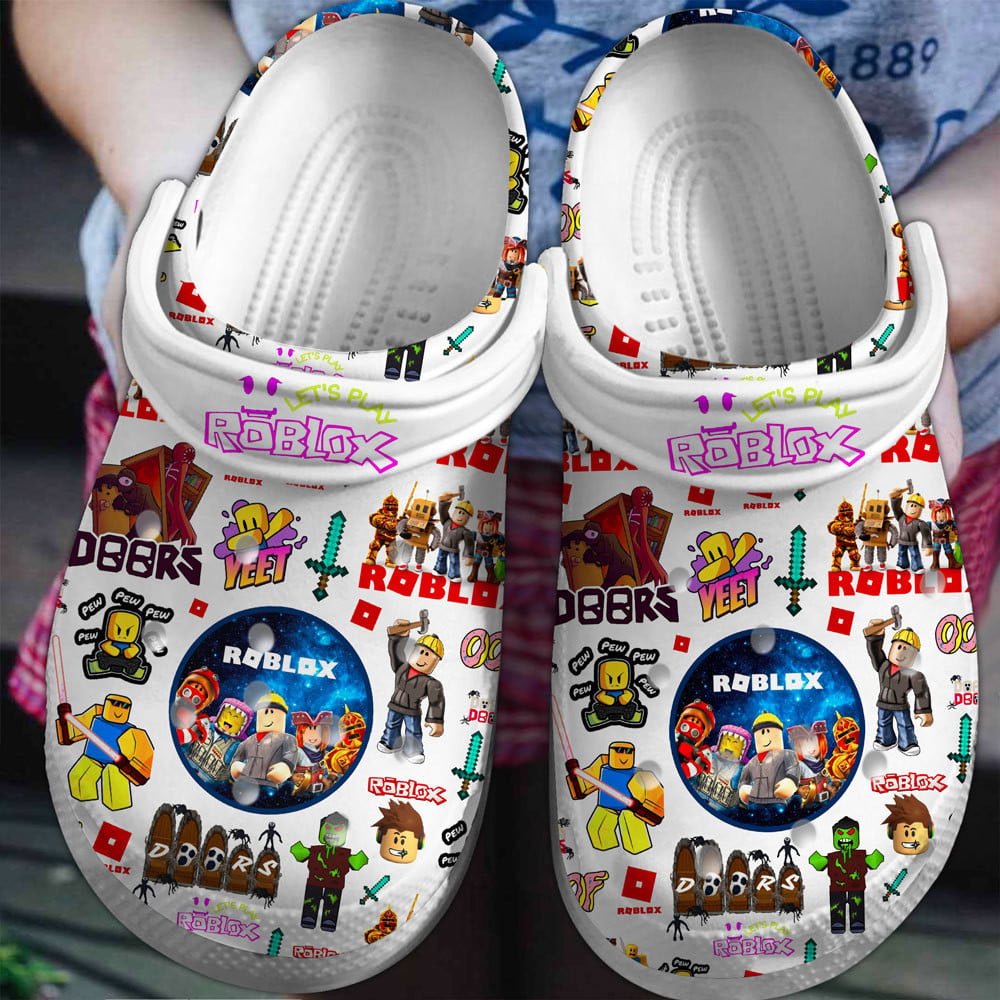 Footwearmerch Roblox Game Crocs Crocband Clogs Shoes Comfortable For Men Women and Kids