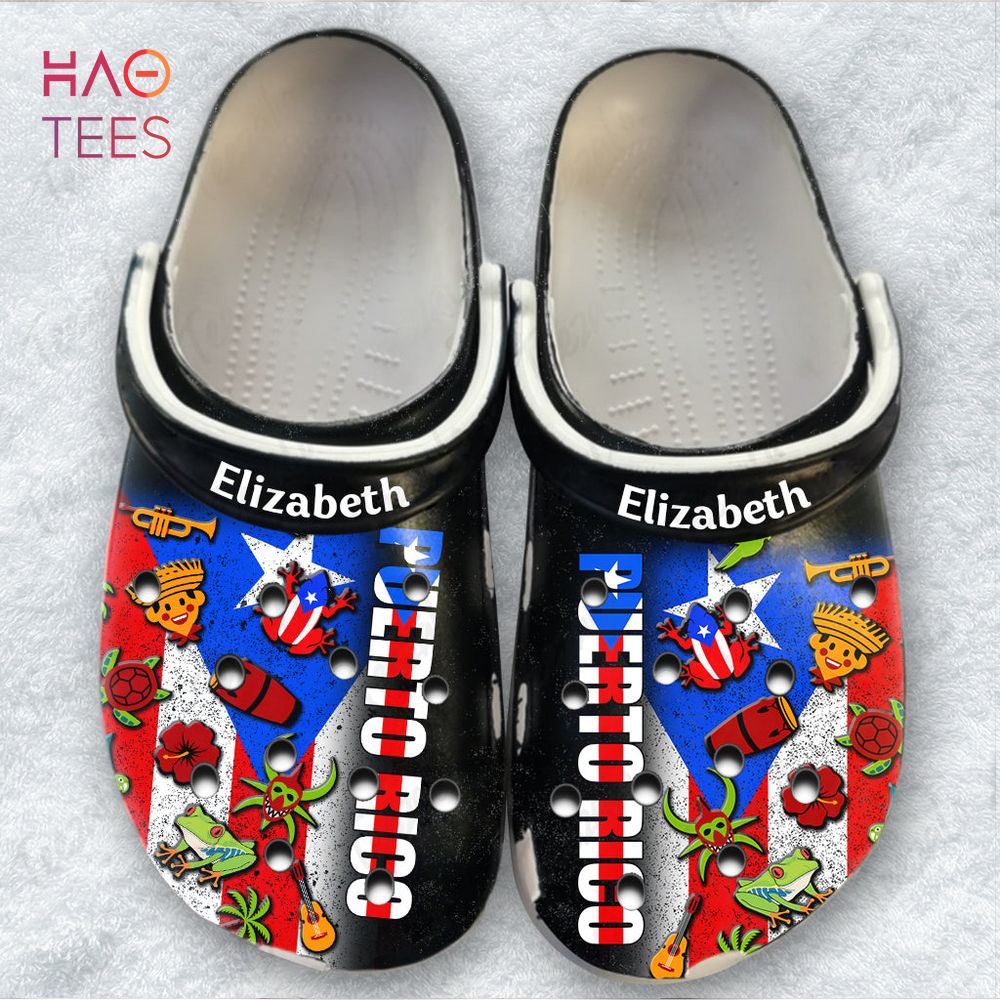 Footwearmerch Puerto Rico Crocs Crocband Clogs Shoes Comfortable For Men Women and Kids