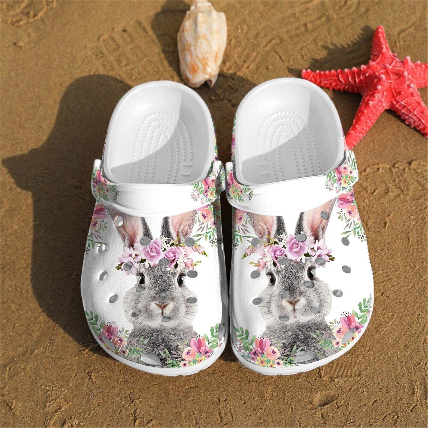 Footwearmerch Rabbit shoes Crocs Crocband Clogs Shoes For Men Women