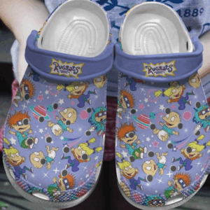 Footwearmerch Rugrats TV Series Crocs Crocband Clogs Shoes Comfortable For Men Women and Kids