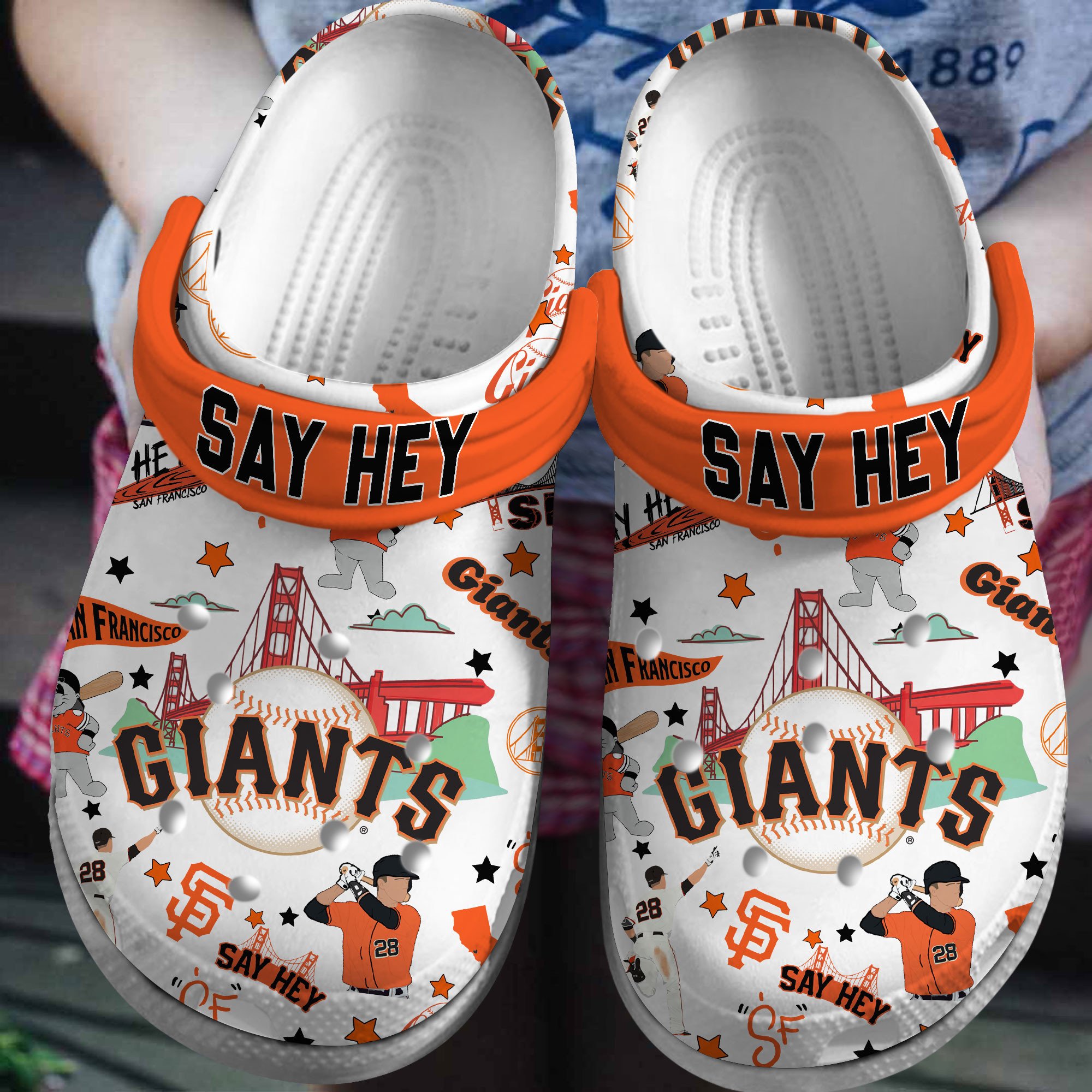 Footwearmerch San Francisco Giants Baseball MLB Sport Crocs Crocband Clogs Shoes Comfortable For Men Women and Kids