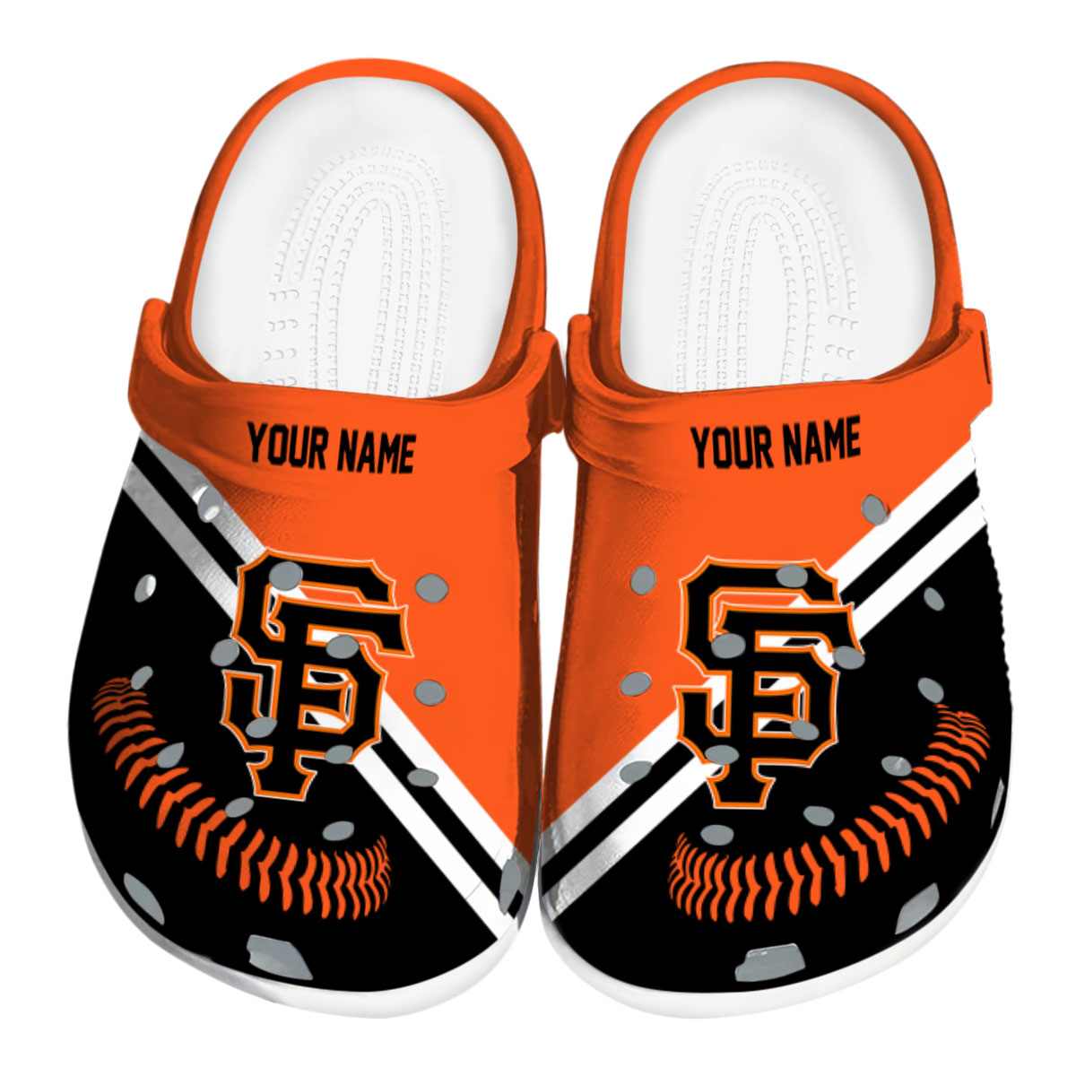 Footwearmerch San Francisco Giants MLB Sport Crocs Crocband Clogs Shoes Comfortable For Men Women and Kids