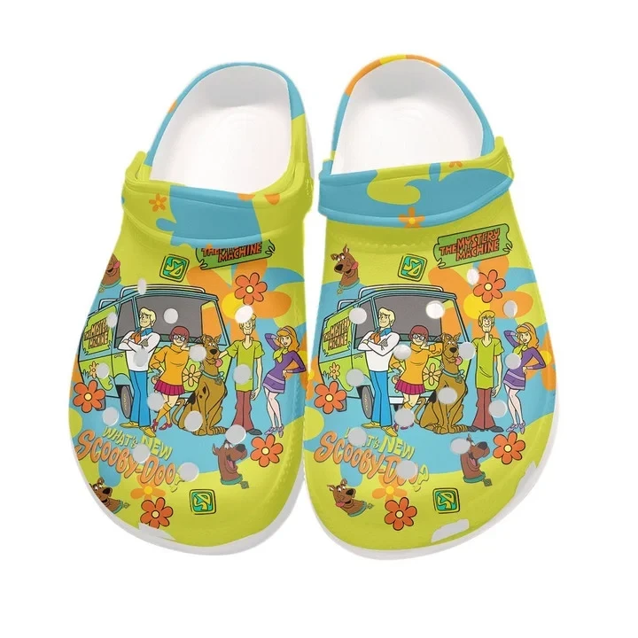 Footwearmerch Scooby-Doo Cartoon Crocs Crocband Clogs Shoes Comfortable For Men Women and Kids