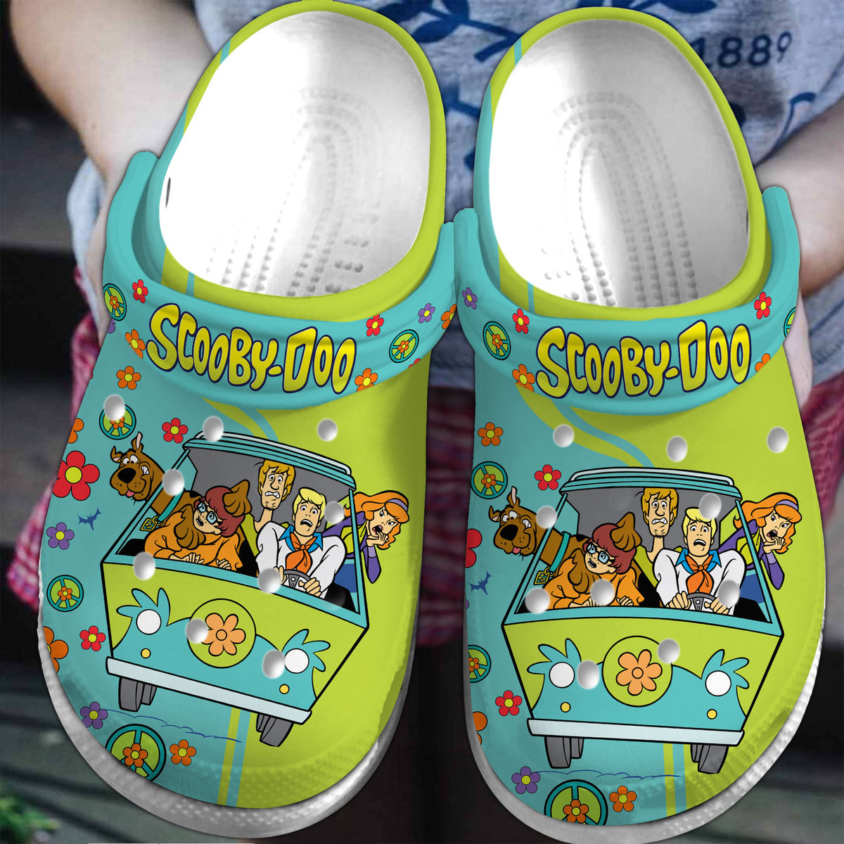 Footwearmerch Scooby Doo Cartoon Crocs Crocband Clogs Shoes Comfortable For Men Women and Kids