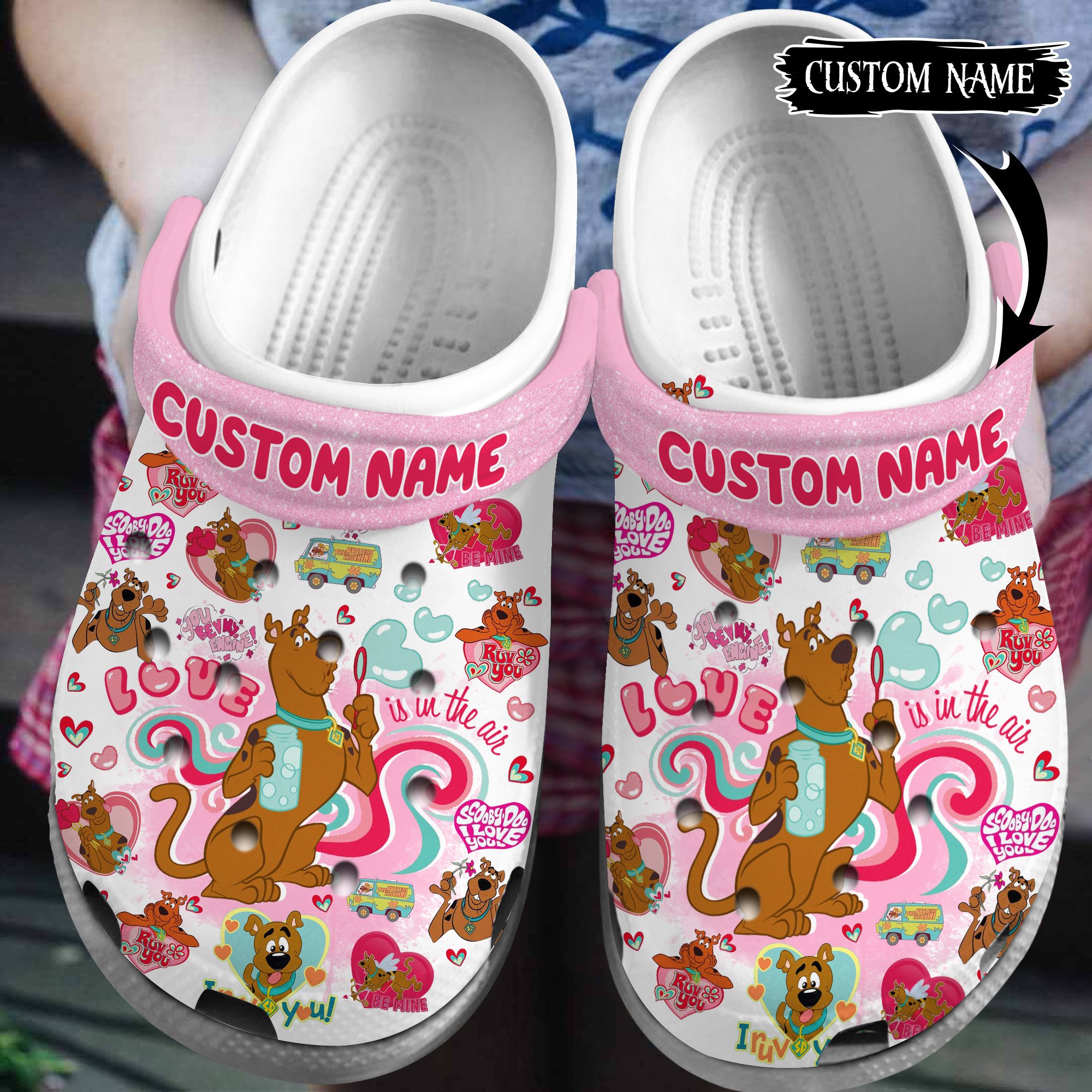 Footwearmerch Scooby-Doo Cartoon Crocs Crocband Clogs Shoes Comfortable For Men Women and Kids