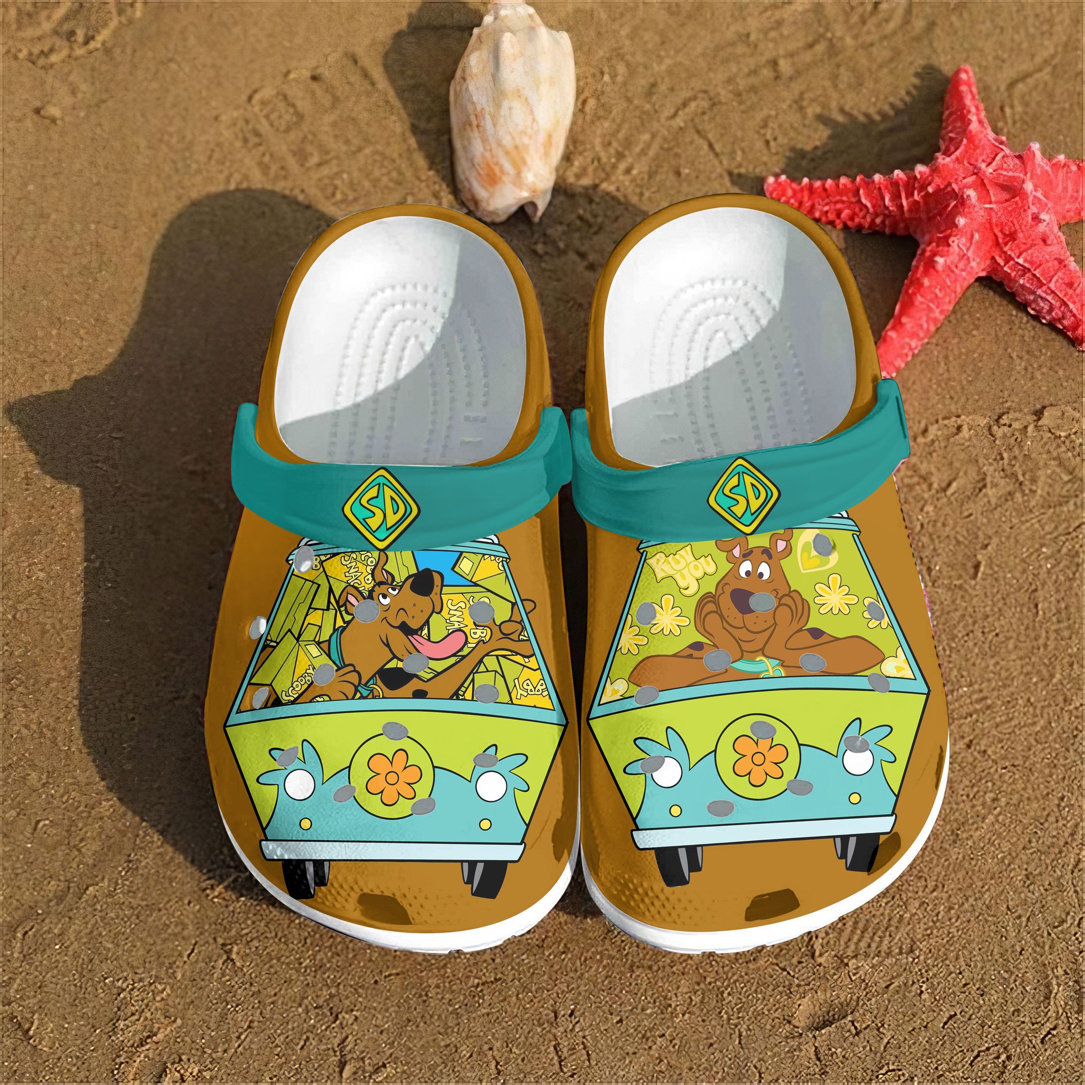 Footwearmerch Scooby Doo Movie Crocs Crocband Clogs Shoes Comfortable For Men Women and Kids