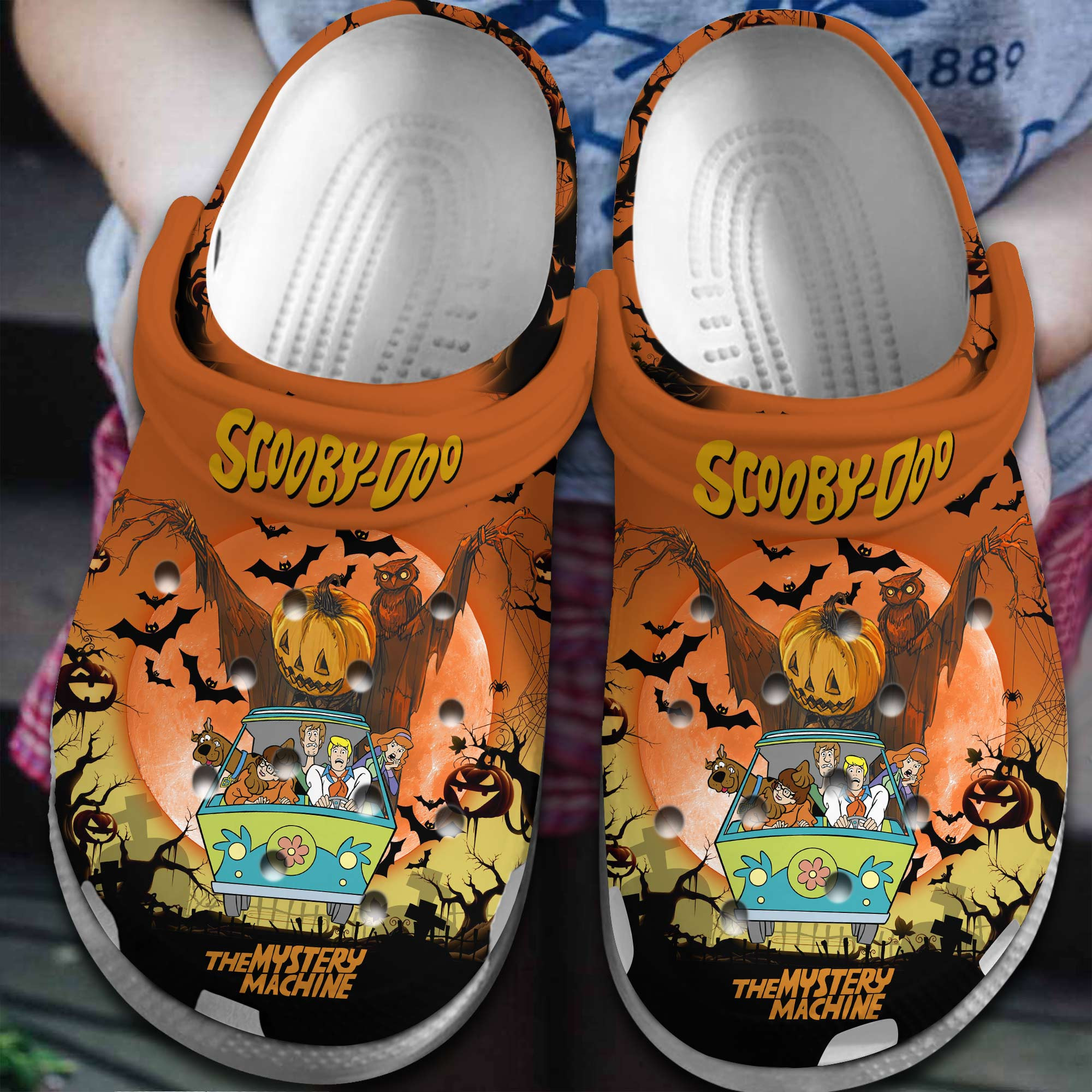 Footwearmerch Scooby Doo Movie Crocs Crocband Clogs Shoes Comfortable For Men Women and Kids