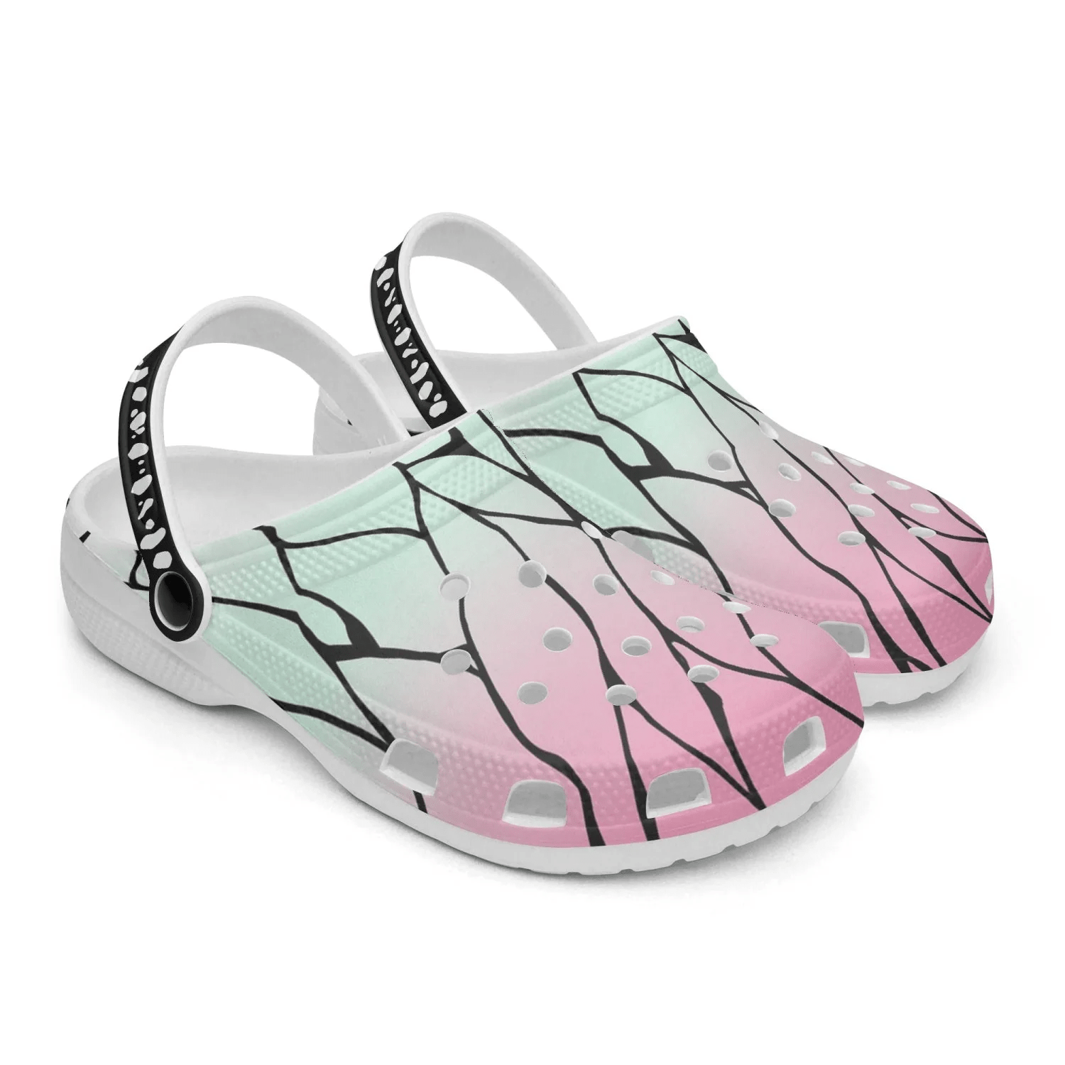 Footwearmerch Shinobu Kocho Demon Slayer Custom Clogs