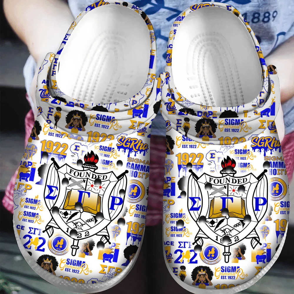 Footwearmerch Sigma Gamma Rho Classic Clogs Shoes