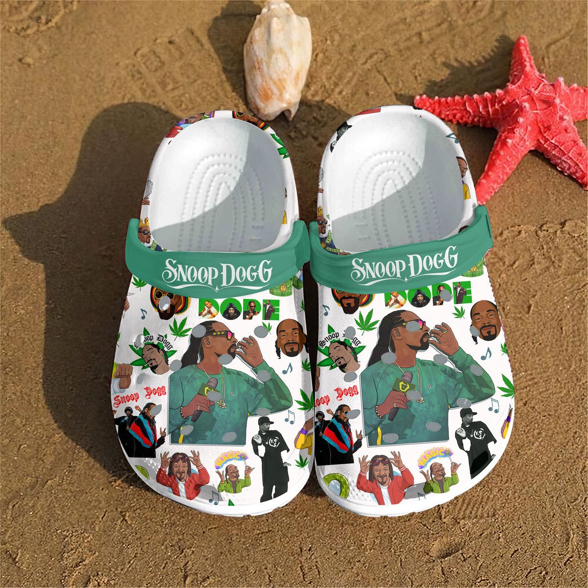 Footwearmerch Snoop Dogg Music Crocs Crocband Clogs Shoes Comfortable For Men Women and Kids