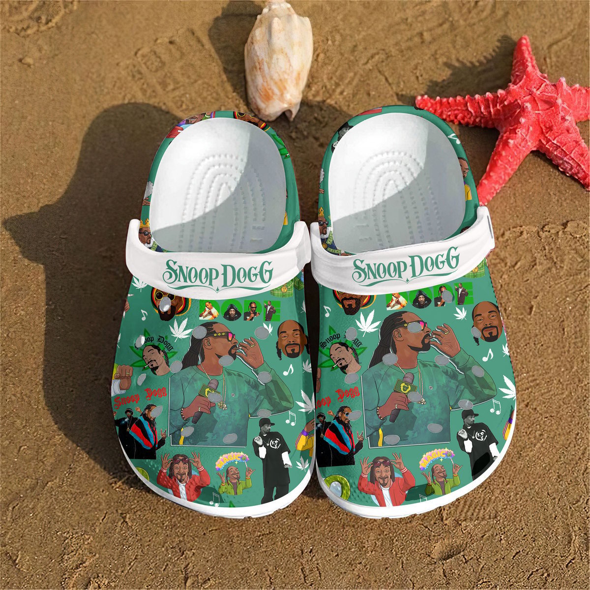 Footwearmerch Snoop Dogg Music Crocs Crocband Clogs Shoes Comfortable For Men Women and Kids