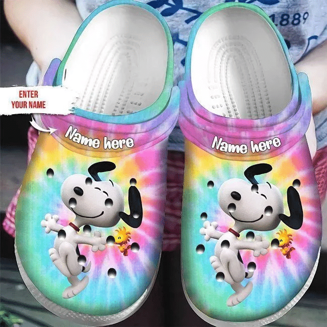 Footwearmerch Snoopy And Woodstock Crocs Clog Shoes